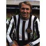 Football Bryan Pop Robson 16x12 signed colour photo pictured while playing for Newcastle United.