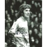 Football Stan Bowles 10x8 signed black and white photo pictured while playing for Queens Park