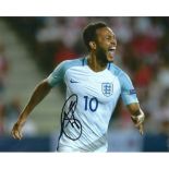 Football Lewis Baker signed 10x8 colour photo pictured in action for Englands U21s. Lewis Renard