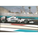 Motor Racing Sam Bird 12x8 signed colour photo pictured driving for Mercedes Brawn in 2011. Good