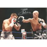 Boxing Ryan Rhodes Signed 8x10 Boxing Photo. Good Condition. All autographs are genuine hand