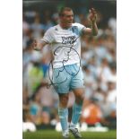 Football Richard Dunne Signed Manchester City 8x10 Photo. Good Condition. All autographs are genuine