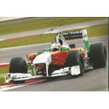 Motor Racing Paul Di Resta 12x8 signed colour photo pictured driving for Force India in 2010. Good