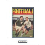 Football Jack Charlton signed 16x12 mounted Football Monthly colour magazine cover. John Charlton,