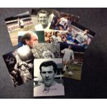 Tottenham Hotspur football collection 10 superb colour and black and white signed photos all of