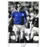 Football Colin Jackson 16x12 signed colour enhanced photo pictured during his playing days with