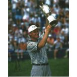 Golf Ernie Els Signed Golf British Open 8x10 Photo. Good Condition. All autographs are genuine