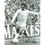 Football Paul Reaney Signed Leeds 8x10 Photo. Good Condition. All autographs are genuine hand signed