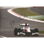 Motor Racing Daniel Riccardo 12x8 signed colour photo pictured driving for HRT in 2011. Good