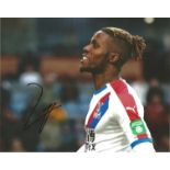 Football Wilfried Zaha Signed Crystal Palace 8x10 Photo. Good Condition. All autographs are