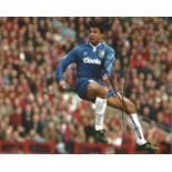 Football Ruud Gullit Signed Chelsea 8x10 Photo. Good Condition. All autographs are genuine hand