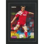 Football Jan Molby signed 16x12 mounted colour match magazine photo. Jan Molby born 4 July 1963 is a