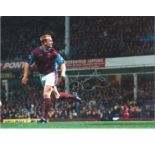 Football John Hartson 16x12 signed colour photo pictured in action for West Ham United. Good