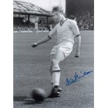 Football Autographed 8 X 6 Alan Hinton Photo, A Superb Image Depicting Wolves Winger Alan Hinton