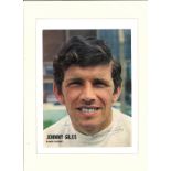 Football Johnny Giles signed 16x12 mounted colour magazine photo. Michael John Giles born 6 November