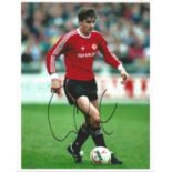 Football Andrei Kanchelskis 10x8 signed colour photo pictured in action for Manchester United.