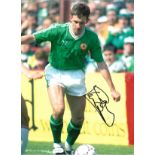 Football Kevin Sheedy 16x12 signed colour photo pictured in action for the Republic of Ireland. Good