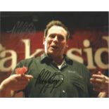 Darts Bobby George 8x10 signed colour photo. Good Condition. All autographs are genuine hand