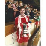 Football Ronnie Whelan 10x8 signed colour photo pictured with the FA Cup during his time with