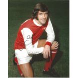 Football Peter Storey Signed Arsenal 8x10 Photo. Good Condition. All autographs are genuine hand