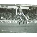 Football Ray Stewart 8x10 signed black and white photo pictured in action for West Ham United.