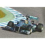 Motor Racing Nico Rosberg 12x8 signed colour photo pictured driving for Mercedes in2013. Good