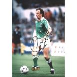 Football Sammy Mcilroy Signed Northern Ireland 8x12 Photo. Good Condition. All autographs are