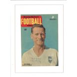 Football Tom Finney signed 16x12 mounted colour magazine page. Sir Thomas Finney CBE 5 April