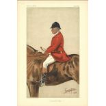 A Leicestershire Man 6/4/1899. Subject Tailby Vanity Fair print. These prints were issued by the