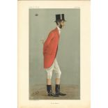 An Old Master 3/11/1898. Subject Viscount Portman Vanity Fair print. These prints were issued by the