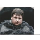 John Bradley Samwell Tarley Game of Thrones signed 10x8 colour photo Actor. Good Condition. All