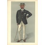 Havvy 4/7/1901. Subject De Havilland Vanity Fair print. These prints were issued by the Vanity