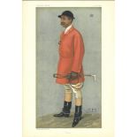 Selby 5/1/1899 Vanity Fair Print. Subject Viscount Galway. These prints were issued by the Vanity