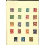 GB stamp collection. Well over 200 stamps housed in green shield album. Mint and used. Good