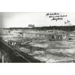 F/Lt Dick Starkey and Ken Rees signed 12x8 black and white photo of a wartime image of the North