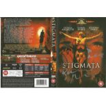 Jonathan Pryce and other cast members signed Stigmata DVD signed on cover, contains Exclusive to