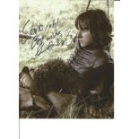 Isaac Hempstead Wright Bran Stark Game of Thrones signed 10x8 colour photo Actor. Good Condition.
