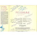 Walt Disneys Fantasia 33rpm Album sleeve signed inside by Adriana Caselotti, Ollie Johnston, Leopold
