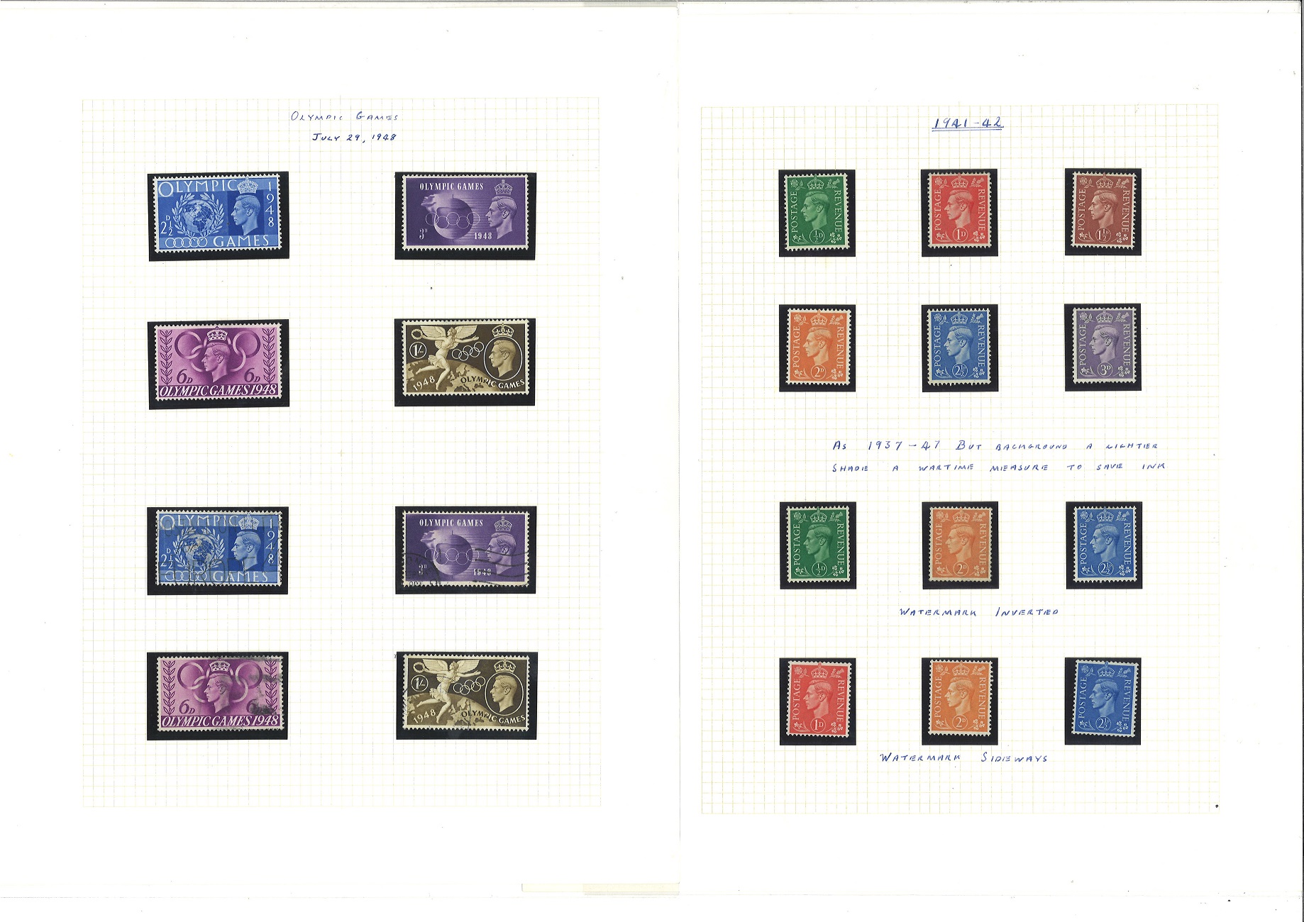 Assorted stamp collection over 9 loose album pages. Dating back to 1937. 101 stamps. Good Condition. - Image 3 of 4