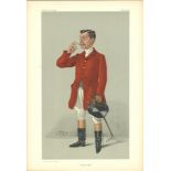 A Hard Rider 26/5/1904. Subject Arthur James Vanity Fair print. These prints were issued by the