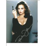 Famke Janssen 10x8 signed colour photo pictured in her role as Xenia Onatopp in the James Bond