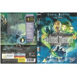 Wallace Shawn, Jennifer Tilly and Nathaniel Parker signed The Haunted Mansion DVD, all signatures on