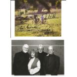 Goodbye Mr Chips 6x5 colour photo signed by John Williams, Petula Clark, Lesilie Bricusse, Ian
