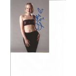 Georgia Taylor Toyah Battersby Coronation Street 10x6 signed colour photo Actress. Good Condition.