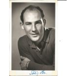 Stirling Moss Formula One Legend Signed Vintage Promo Photo. Good Condition. All autographs are