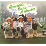 Wombles 33 rpm Remember your Womble album sleeve signed by Bernard Cribbins, Elisabeth Beresford,