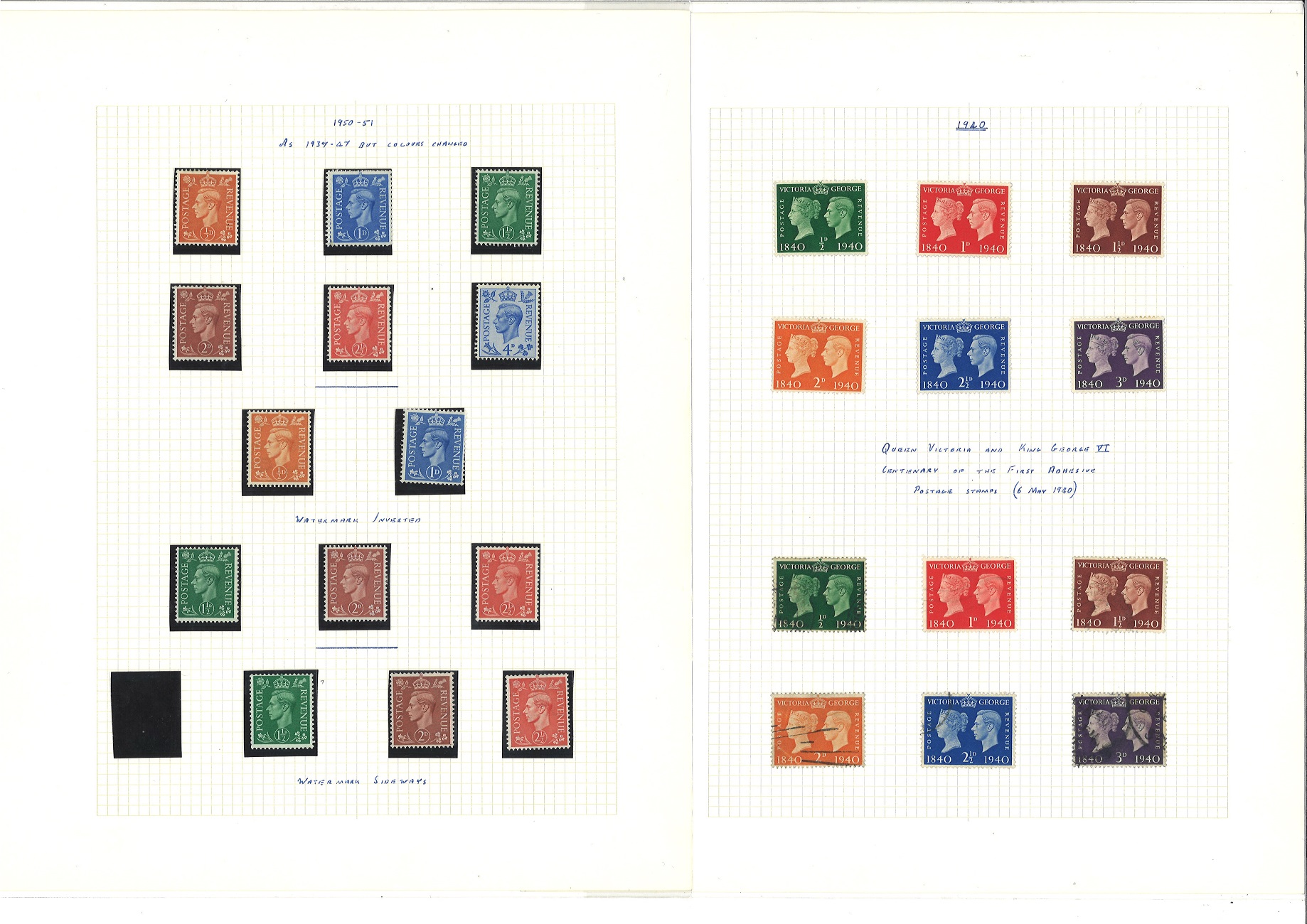 Assorted stamp collection over 9 loose album pages. Dating back to 1937. 101 stamps. Good Condition. - Image 2 of 4