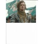 Finn Jones Loras Tyrell Game of Thrones signed 8x6 colour photo Actor. Good Condition. All