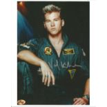 Val Kilmer signed 10x8 colour photo from Top Gun. Good Condition. All autographs are genuine hand