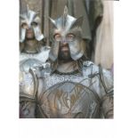 Ian Beattie Meryn Trant Game of Thrones signed 10x8 colour photo Actor. Good Condition. All